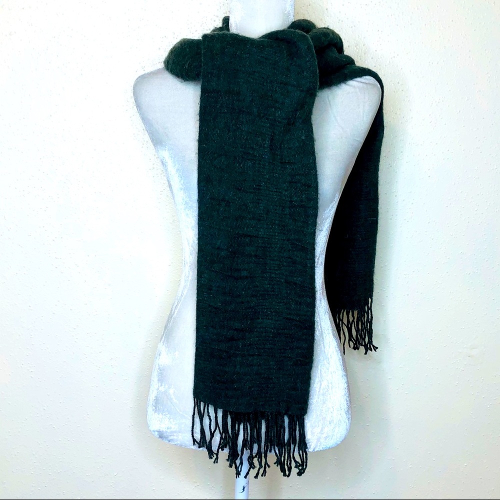 A New Day Gray Wool Scarf